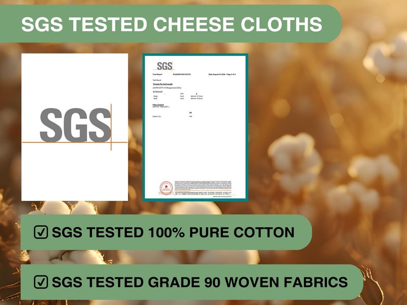Olicity Cheese Cloths, Grade 90, 45 Sq Feet, Reusable Cheese Cloth with Closed Edges Unbleached Cotton Cheesecloth for Straining, Fine Mesh Fabric Muslin Cloth for Cooking, Baking, Milk,Crafts-5 Yards - Image 2